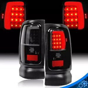 1994-2001 ダッジラム 1500 94-02 2500 3500 レッド LED チューブテールライトランプペア For 1994-2001 Dodge Ram 1500 94-02 2500 3500 Red LED Tube Tail Lights Lamps Pair 【並行輸入品】