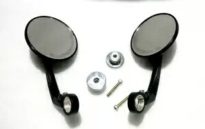 アダプターマウント付きバーエンドミラー ENFIELD Meteor 350に適合 BAR END MIRROR WITH ADAPTOR MOUNTS Fit For ENFIELD Meteor 350 【並行輸入品】