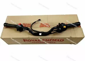 エンフィールドコンプリートハンドルバーアセンブリブラッククラシック500ccに適合 Fit For Enfield Complete Handle Bar Assembly Black Classic 500cc 【並行輸入品】