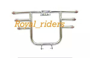 クローム エンジン クラッシュ バー ガード エンフィールド クラシック スタンダード エレクトラに適合 Chrome Engine Crash Bar Guard Fit For Enfield Classic Standard Electra 【並行輸入品】