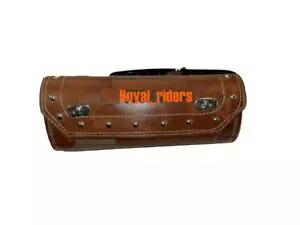 新しいピュアレザー製ツールロールバッグ、タンカラーのインディアンチーフバイク用に刻印 NEW PURE LEATHER TOOL ROLL BAG ENGRAVED FOR INDIAN CHIEF MOTORCYCLE IN TAN COLOR 【並行輸入品】