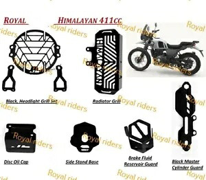 エンフィールド ヒマラヤン/スクラム 411cc アクセサリー コンボ 6 個セットに適合 Fit For Enfield Himalayan/Scram 411cc Accessories Combo Set of 6 【並行輸入品】
