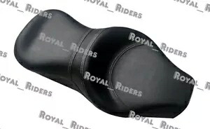 エンフィールド インターセプター 650 ブラック デュアル シート クッション付きローライダーに適合 Fit For Enfield Interceptor 650 Black Dual Seat Cushioned Low Rider 【並行輸入品】