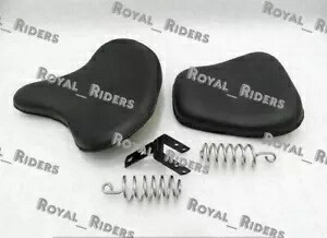 エンフィールド ブレット エレクトラ フロント & リア レザーレット ブラック サドル ソロ シートに適合 Fit For Enfield Bullet Electra Front & Rear Leatherette Black Saddle Solo Seat 【並行輸入品】 46,860円