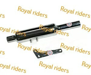 エンフィールド 500cc ショートエキゾーストサイレンサークロームに適合 Fit For Enfield 500cc Short Exhaust Silencer chrome 【並行輸入品】