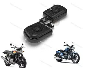 スーパーメテオ 650 のエンフィールドライダーフットペグブラックに適合 Fit For Enfield RIDER FOOTPEGS BLACK For Super Meteor 650 【並行輸入品】