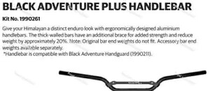 エンフィールドブラックアドベンチャープラスハンドルバースクラム411に適合 Fit For Enfield Black Adventure Plus Handlebar Scram 411 【並行輸入品】