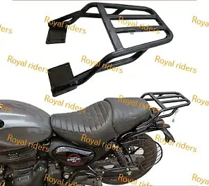 エンフィールドリア荷物ラックブラックハンター350に適合 Fit For Enfield Rear Luggage Rack Black for Hunter 350 【並行輸入品】