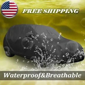 UV 保護防水通気性黒 SUV 車のカバー起亜ソレント 2007-2011 UV Protect Waterproof Breathable Black SUV Car Cover For Kia Sorento 2007-2011 【並行輸入品】