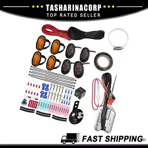 ユニバーサル 11 個のターンシグナルホーンストリートリーガルキット LED ライトオートバイ用 Universal Piece of 11 Turn Signal Horn Street Legal Kit LED Light for Motorcycle 【並行輸入品】