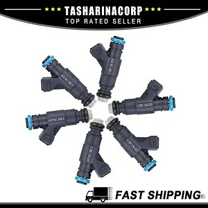 6 個 0280156029 流量一致燃料インジェクター フォード エクスプローラー 4.0L フォード用 Piece of 6 0280156029 Flow Matched Fuel Injector for Ford Explorer 4.0L for Ford 【並行輸入品】