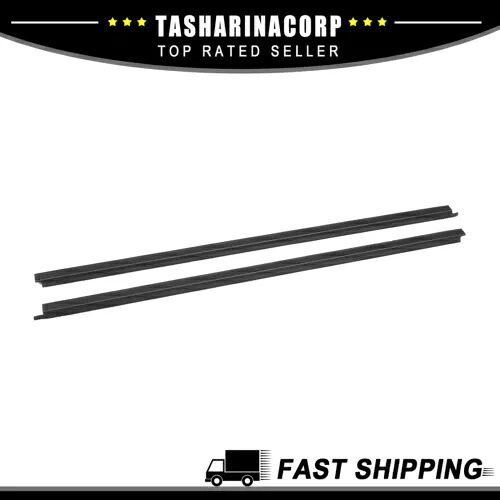 2 個のウィンドウガラスシールドアベルトウェザーストリップ日産に適合 Piece of 2 Window Glass Seals Door Belt Weatherstrip fit for Nissan 【並行輸入品】