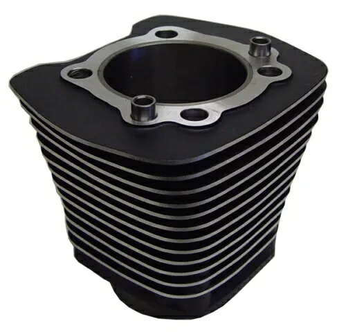 ブラックリンクルシリンダー (各販売) ハーレービッグツインエボ 84-99 用 Black Wrinkle Cylinder (Sold Each) For Harley Big Twin Evo 84-99 【並行輸入品】