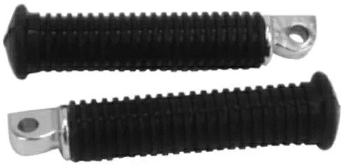 V-Factor 24219 ブラック ラバー 拡張フットペグ ハーレー オス マウント ツイン カム & XL V-Factor 24219 Black Rubber Extended Foot Pegs Harley Male Mount Twin Cam & XL 【並行輸入品】