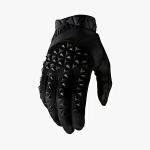 MTB オフロードおよび自転車オンロードライディング用の 100% ブラック Geomatic グローブ 100% Black Geomatic Gloves for MTB Offroad & Bicycle On-Road Riding 【並行輸入品】