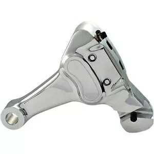 Drag Specialty クローム リア ブレーキ キャリパー 4 ピストン ハーレー 00-05 FXST 00-07 FLST Drag Specialties Chrome Rear Brake Caliper 4 Piston Harley 00-05 FXST 00-07 FLST 【並行輸入品】