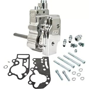 S&S 31-6206 クロームビレットオイルポンプ ハーレービッグツインエボ 92-99用 S&S 31-6206 Chrome Billet Oil Pump for Harley Big Twin Evo 92-99 【並行輸入品】