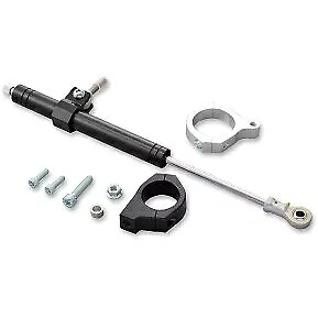 Drag Specialty 0414-0528 ブラック ステアリング ダンパー キット 06-17 ダイナ用 Drag Specialties 0414-0528 Black Steering Damper Kit for 06-17 Dyna 【並行輸入品】