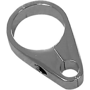 DRAG SPECIALTIES 0658-0035 1-1/4 インチ バー用クローム クラッチ ケーブル クランプ DRAG SPECIALTIES 0658-0035 Chrome Clutch Cable Clamp for 1-1/4\