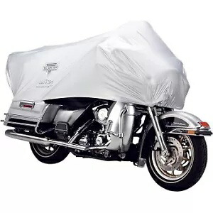 ネルソン リグ ラージ シルバー ハーフ バイク カバー Nelson Rigg Large Silver Half Motorcycle Cover 【並行輸入品】
