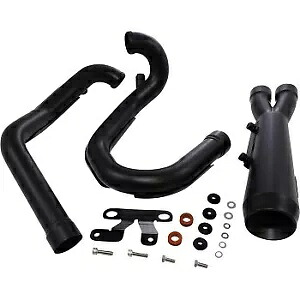 TRASK パフォーマンス TM-5400BK ブラック アサルト 2:1 エキゾースト 07-19 V-Rod 用 TRASK Performance TM-5400BK Black Assault 2:1 Exhaust for 07-19 V-Rod 【並行輸入品】
