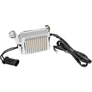Drag Specailties 2112-0785 クローム ソリッドステート レギュレーター 02-03 ツーリング用 Drag Specailties 2112-0785 Chrome Solid-State Regulator for 02-03 Touring 【並行輸入品】