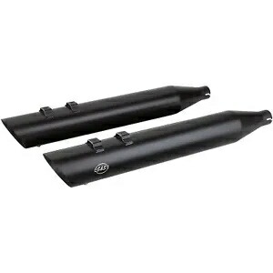 S&S ブラック 4インチ スラッシュカット スリップオン マフラー ハーレー M8 ツーリング 17-20用 S&S Black 4\