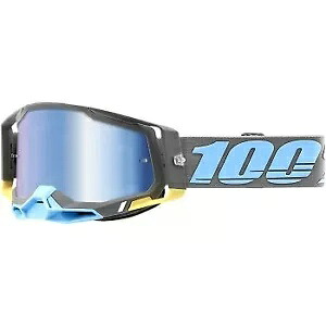 100% Racecraft 2 ゴーグル トリニダード ミラーレンズ付き ATV UTV オフロード モトクロス ライディング 100% Racecraft 2 Goggles Trinidad w Mirror Lens ATV UTV Offroad Motocross Riding 【並行輸入品】