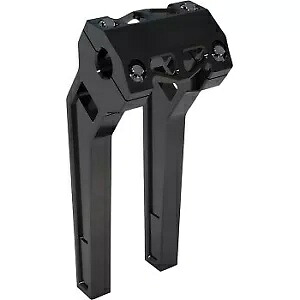 LA CHOPPERS LA-7471-10B ブラック 10 インチ プルバック パフォーマンス ライザー 1 インチ ハンドルバー用 LA CHOPPERS LA-7471-10B Black 10\