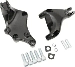 ブラック パッセンジャーフットペグマウントキット ハーレー スポーツスター 72 48 アイアン 2014-2018用 Black Passenger Foot Peg Mount Kit for Harley Sportster 72 48 Iron 2014-2018 【並行輸入品】