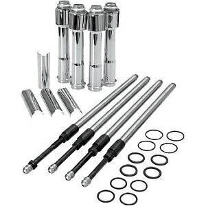 S&S 930-0023 Quickee プッシュロッドキット クロームカバー付き 04-20 スポーツスター用 S&S 930-0023 Quickee Pushrod Kit with Chrome Covers for 04-20 Sportster 【並行輸入品】