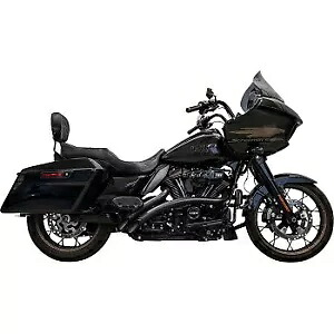 BASSANI XHAUST 1F21FB スイーパー ラジアル エキゾースト システム - ブラック BASSANI XHAUST 1F21FB Sweeper Radial Exhaust System- Black 【並行輸入品】