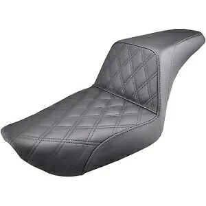 Saddlemen ブラック LS ステップアップシート ハーレー FXD ダイナ 96-03 用 (FXDWG を除く) Saddlemen Black LS Step-Up Seat for Harley FXD Dyna 96-03 (except FXDWG) 【並行輸入品】
