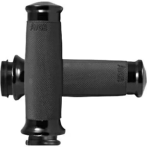 AVON GRIPS CC-86-ANO-FLY 電子 TBW 用ブラック カスタム輪郭ハンド グリップ AVON GRIPS CC-86-ANO-FLY Black Custom Contour Hand Grips for Electronic TBW 【並行輸入品】