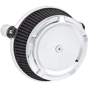 アレンネス 18-314 クロームベベルビッグ吸盤ステージ I エアフィルタークリーナー M8 17-20 Arlen Ness 18-314 Chrome Beveled Big Sucker Stage I Air Filter Cleaner M8 17-20 【並行輸入品】