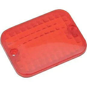 DRAG SPECIALTIES 2040-0300 レッドレクタンギュラーマーカーライトレンズ DRAG SPECIALTIES 2040-0300 Red Rectangular Marker Light Lens 【並行輸入品】