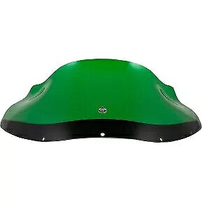 KLOCK WERKS KWW-02-0613 カラー フレア ウィンドシールド - 9 インチ - グリーン - FXRP KLOCK WERKS KWW-02-0613 Kolor Flare Windshield- 9\