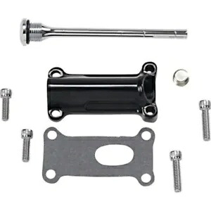 ドラッグスペシャリティーズ ブラック エンジンオイルスパウトキット ハーレー 99-01 FLHT/FLHR/FLTR Drag Specialties Black Engine Oil Spout Kit Harley 99-01 FLHT/FLHR/FLTR 【並行輸入品】