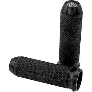 パフォーマンスマシン 0063-2028B 電子 TBW 用 ブラック エリート カスタム ハンド グリップ PERFORMANCE MACHINE 0063-2028B BLack Elite Custom Hand Grips for Electronic TBW 【並行輸入品】
