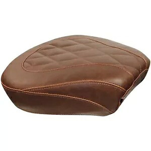 MUSTANG 76723 ワイドトリッパー リアシート ブラウン - ダイヤモンドステッチ MUSTANG 76723 Wide Tripper Rear Seat Brown - Diamond Stitch 【並行輸入品】