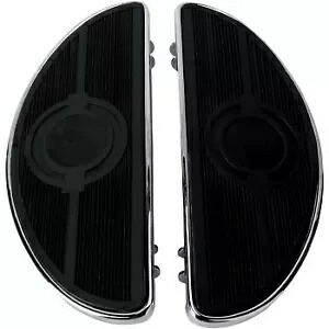 Drag Specialty 1621-0161 ハーレードライバー用ヴィンテージハーフムーンスタイルフロアボード Drag Specialties 1621-0161 Vintage Half-Moon Style Floorboards for Harley Driver 【並行輸入品】
