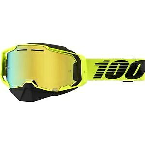 100% Armega スノー ゴーグル ニュークリア シトラス ミラー レンズ、寒冷地スポーツ用 100% Armega Snow Goggles Nuclear Citrus Mirror Lens for Cold Weather Sports 【並行輸入品】