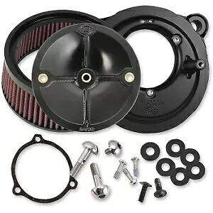 S&S 170-0164 スーパーストック ステルス エアクリーナー S&S エンジン用 58MM スロットルホッグ S&S 170-0164 Super Stock Stealth Air Cleaner for S&S Engines 58MM Throttle Hog 【並行輸入品】