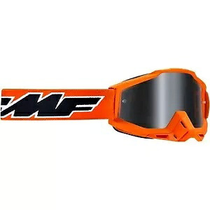 FMF パワーボム ゴーグル オレンジ ミラーレンズ付き ATV UTV オフロード モトクロス ライディング用 FMF Powerbomb Goggles Orange w/Mirror Lens for ATV UTV Offroad Motocross Riding 【並行輸入品】