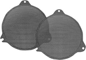 Hogtunes 交換用フロントメッシュスピーカーグリル ハーレーバットウィング 14-23用 Hogtunes Replacement Front Mesh Speaker Grills for Harley Batwing 14-23 【並行輸入品】