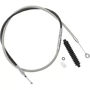 Drag Specialty 0652-1483 高効率編組ステンレス鋼クラッチケーブル Drag Specialties 0652-1483 High-Efficiency Braided Stainless Steel Clutch Cable 【並行輸入品】