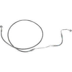 Drag Specialty 1741-2928 延長長ステンレススチール フロント ブレーキ ライン キット Drag Specialties 1741-2928 Extended Length Stainless Steel Front Brake Line Kit 【並行輸入品】