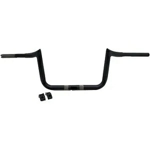 LA CHOPPERS LA-7353-10M マットブラック 1-1/4インチ ヘフティプライム 10インチ エイプハンガー ハンドルバー LA CHOPPERS LA-7353-10M Matte Black 1-1/4\