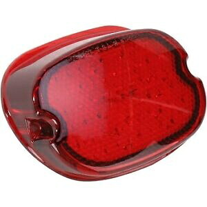ドラッグスペシャリティーズ 2010-0774 赤色 LED ロープロファイルテールライト タグライトウィンドウなし Drag Specialties 2010-0774 Red LED Low-Profile Taillight NO TAG LIGHT WINDOW 【並行輸入品】