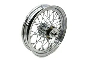 V-Twin 52-0131 クローム 40 スポーク 16 インチ x 3.00 インチ フロント ホイール 80-83 FXWG 用 V-Twin 52-0131 Chrome 40 Spoke 16\